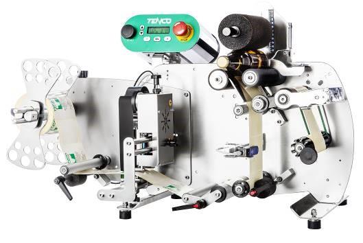 Halv-automatisk etiketmaskine til etiketter på rulle, Model Tenco M2R, bordmodel